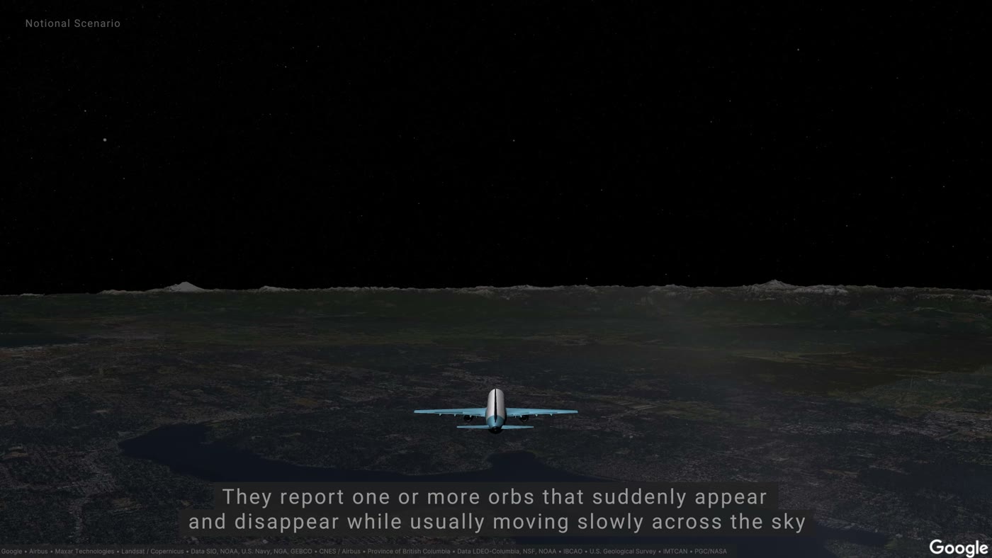 Satellite FlaringのDVIDS公式映像 約12秒地点
