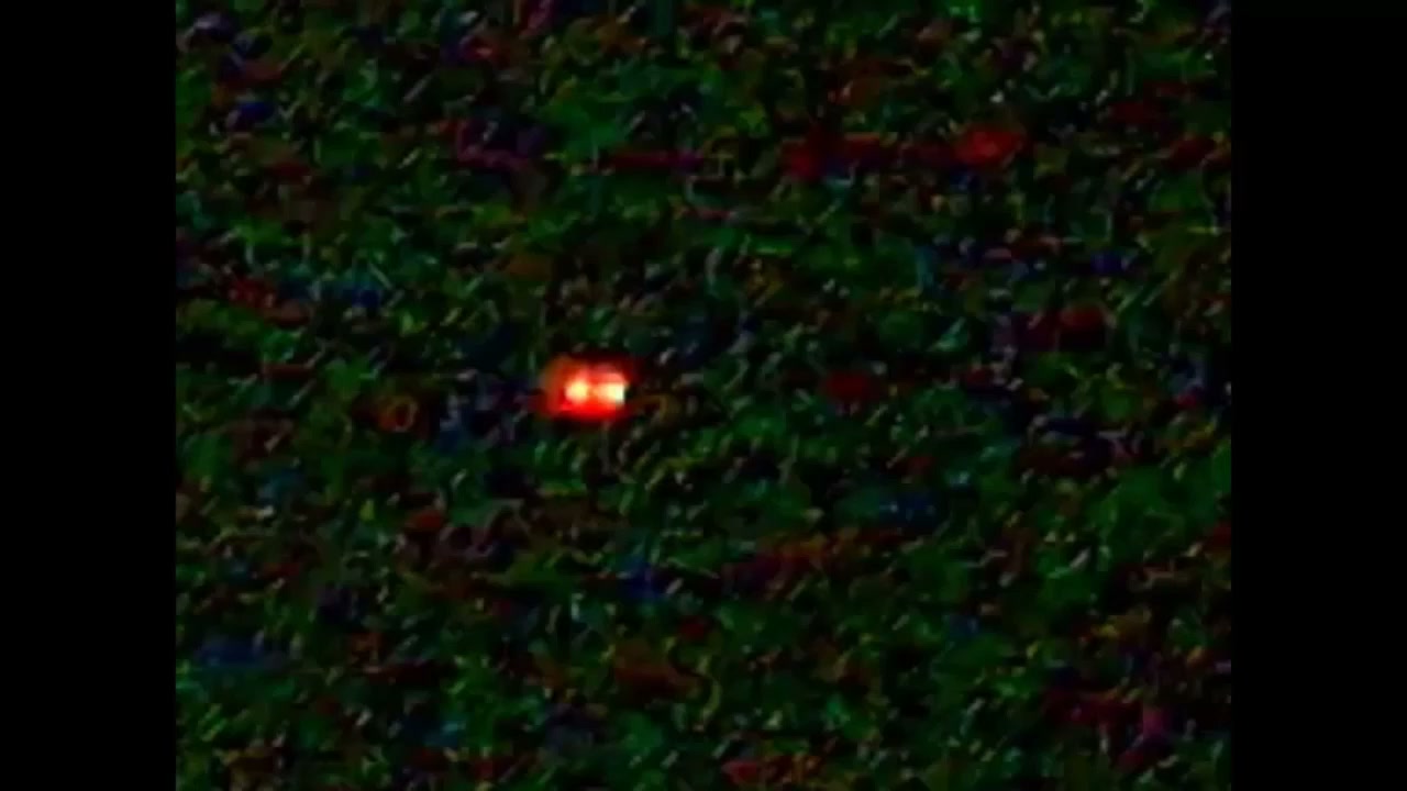 PR126映像で拡大された光点